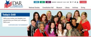 Daughters of the American Revolution website