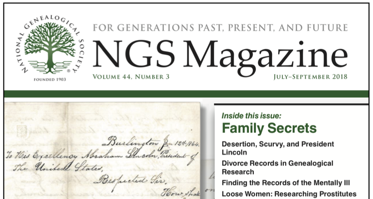 NGS Magazine cover