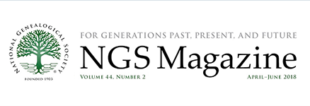 NGS Magazine masthead