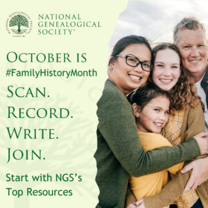 Family History Month Scan Record Write Join