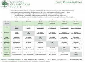 family relationship chart
